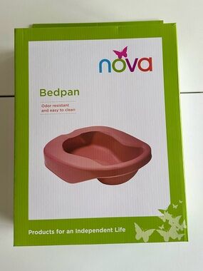 Nova Medical Products Bedpan in Pink NEW
